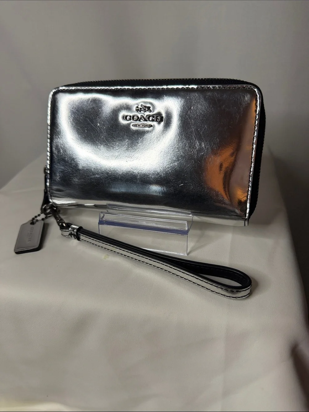 Coach Prince Street Mini Satchel & Matching Accordion Zip Wallet Bundle Set